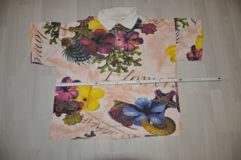 Sommerliches Blumen Polo Shirt, Retro Vintage Style - Gratisinserat.ch