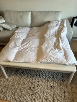 Warmes IKEA-Duvet, MYSA DIMMA, 150 x 200 mit Duvetbezug