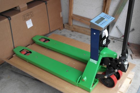 Prof. Handhubwagen mit Waage Dini-Argeo 2000Kg / eichfähig - Gratisinserat.ch