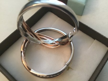 Damen ORinge neu aus Silber Teilweise Vergoldet - Gratisinserat.ch