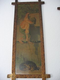 Zwei alte zusammengehörende Bilder