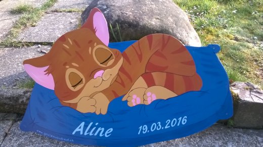 Geburtstafel Geburtsanzeige Aluminiumtafeln - Gratisinserat.ch