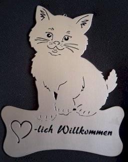 Willkommensschilder aus Aluminium  - Gratisinserat.ch