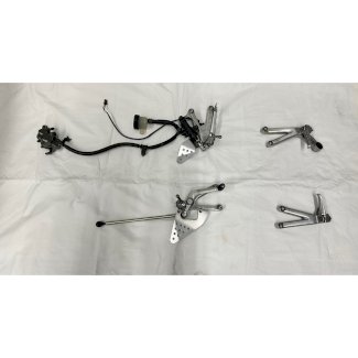 Fussraster, Hinterbremse, Schalthebel original Yamaha R6