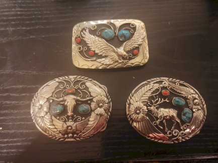 3stück Türkis gurtschnalle - Gratisinserat.ch