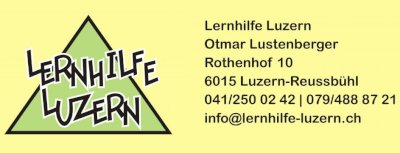 Nachhilfe-Stunden für Primar-, Sekundar- und Berufsschulstufe Luzern und Agglomeration