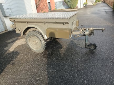 REBER Militär Jeep Anhänger