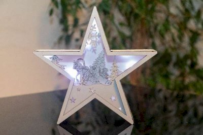 Sternen Landschaft, Magie der Nacht auf kleinem Format