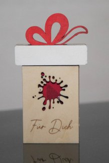 Charmante Holz-Geschenk- Gutscheinhalter - Gratisinserat.ch