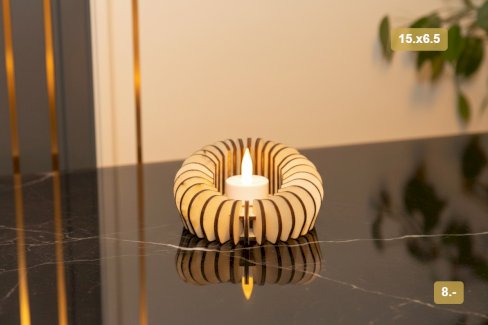 MODERNES LAMELLEN- WINDLICHT AUS HOLZ - Gratisinserat.ch