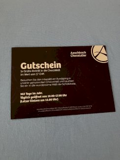 Aeschbacher Gutschein - Gratisinserat.ch
