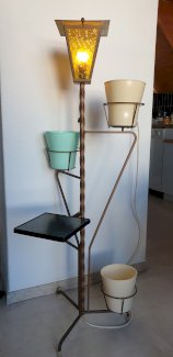 Originale und seltene fifties Ständer-Lampe