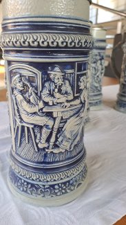 Bierhumpen 1 Liter mit Zinndeckel - Gratisinserat.ch