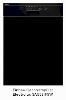 Electrolux GA559iFSW Einbau-Geschirrspüler schwarz