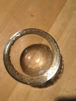 Kerzenschale, Kerzenständer Glas