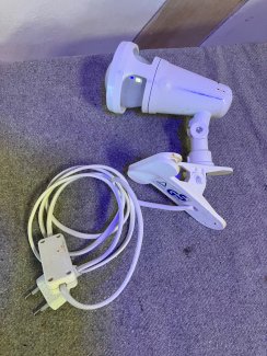 Lampe zum Anklammern, Schnapperli,