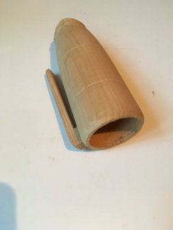 Futterfass Holz für Trockensträusse, Schmuck