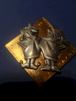 Fasnachts Plakette 1997 Basel Gold