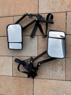 Wohnwagenrückspiegel, Spiegelverbreiterung mit Arm - Gratisinserat.ch