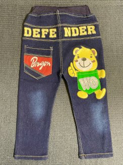 Kinder Jeans WO mit Bärchen Motiv Gr. 92 - Gratisinserat.ch