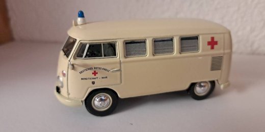 Vw Bus T 1 Ambulanz Modell im Maßstab 1:87