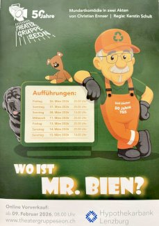 Theaterabende in Seon ( Wo ist Mr. Bien ) - Gratisinserat.ch