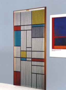 Insektenvorhang / Türvorhang Standard Design Buntglas