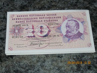 Banknoten Gottfried Keller