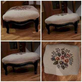 Antiker französischer Fusshocker resp. Fussbank ca.18.Jh.