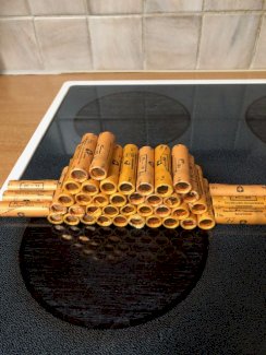 Original Münzrollen 42x 1 Rp. und 1x 2 Rp. - Gratisinserat.ch