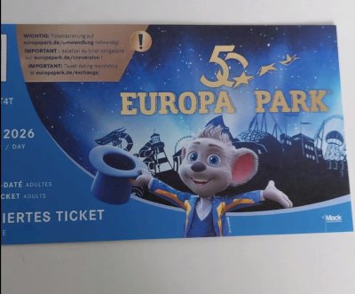 4x Eintritt für Europapark