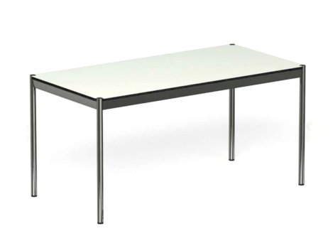 USM Haller Tisch 150x75 Kunstharz Perlgrau 