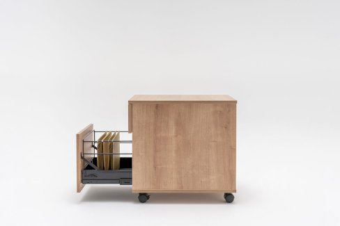 Mono Rollcontainer Bernsteineiche B428x T600x H586mm