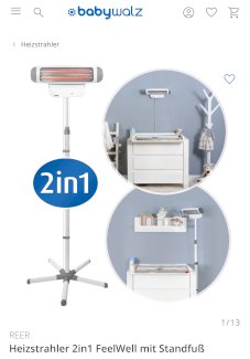 Heizstrahler für Babyzimmer