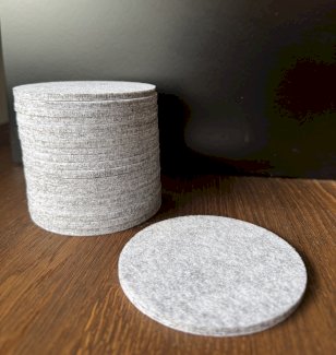 Filzuntersetzer rund - neu & unbenützt