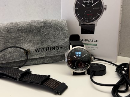 Withings ScanWatch 42mm (HWA09) – Hybrid-Smartwatch mit EKG & SpO2 - Gratisinserat.ch
