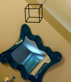 Schöner Design-Spiegel Alice in Petrolgrün!! - Gratisinserat.ch