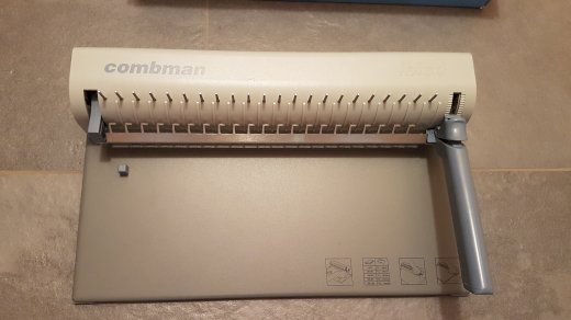Bindegerät ibico combman mit viel Zubehör - Gratisinserat.ch