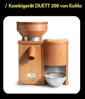 Getreidemühle inkl. Quetscher - Gratisinserat.ch