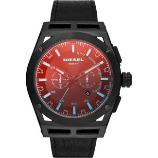  Diesel Leder-Armbanduhr Timeframe \"Schwarz\" (FABRIKNEU)  - Gratisinserat.ch