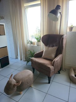 Ohrensessel mit Pouf - Gratisinserat.ch