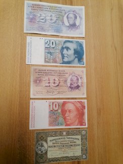 alte Schweizer Banknoten - Gratisinserat.ch