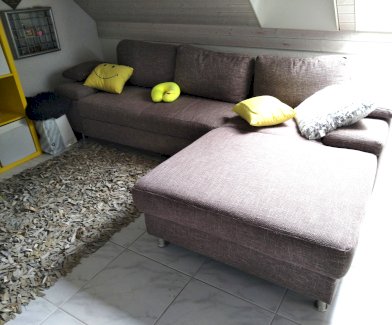 Wohnzimmersofa grau/anthrazit  - Gratisinserat.ch