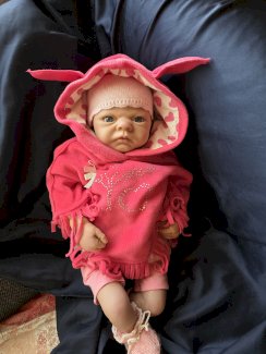 Reborn Baby Wunder schön und sehr Real siehe Foto 