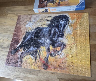 Puzzle Spiel das Pferd 500 stk Siehe Foto - Gratisinserat.ch