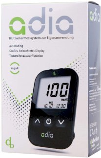 adia Blutzuckermessgerät Set mg/dl 1 Stück schwarz - Gratisinserat.ch