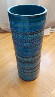 Aldo Londi Bitossi Rimini Blu Vase 737 – Vintage Italien – 50 cm - Gratisinserat.ch