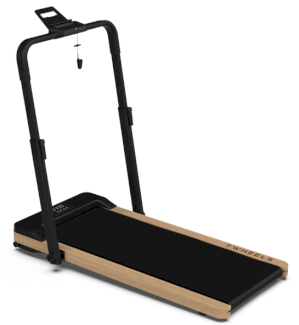 NEUES TWHEELS Walking Pad Laufband aus Eichenholz "mit ausklappbarer Griffstange" und iPad-Halterung für Maximalgewicht von 135 kg (Neuwertig, bereits montiert) - Gratisinserat.ch