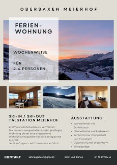 2.5-Zi-Ferienwohnung direkt bei der Talstation - Gratisinserat.ch