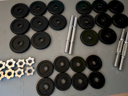 2 x Profi Kurz Hantel Set mit 2 x 15kg (30kg pro Set) - Gratisinserat.ch